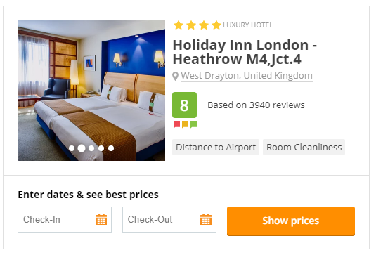 Holiday Inn nr Heathrow Airport