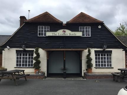 LEATHER BOTTLE BEACON END COLCHESTER